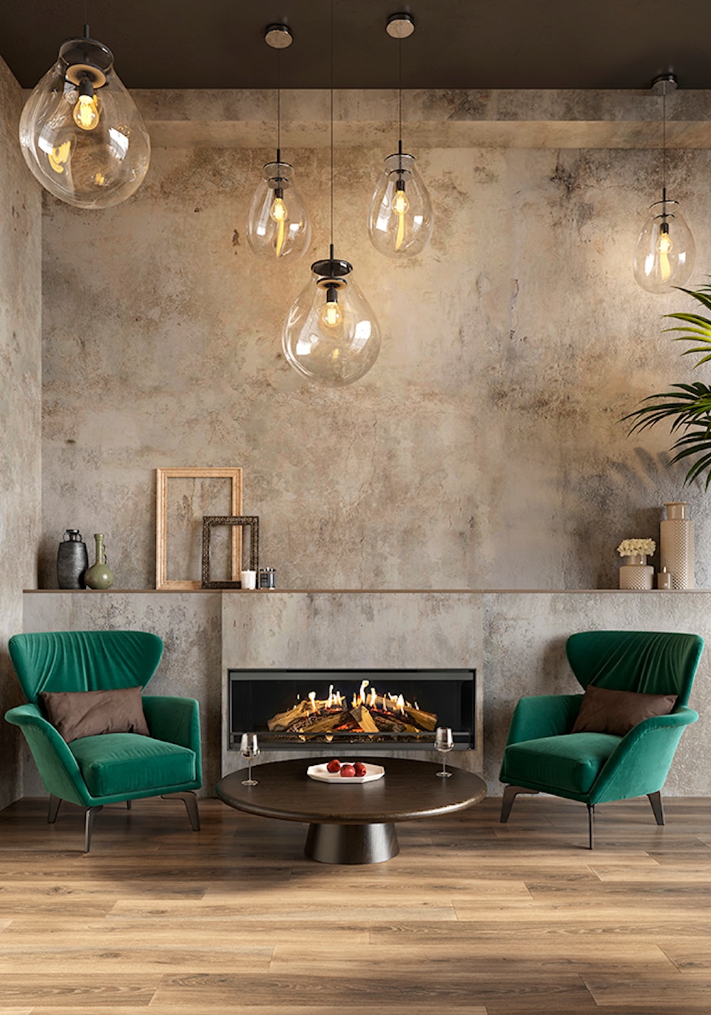 Kalfire E-One 130 F Bioetanolkaminer & elkaminer miljöbild